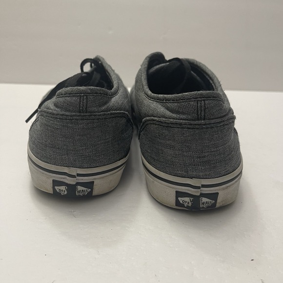 Vans Atwood Skateboarding Shoes Sneakers Classic Gray Men's 12 Low Top Textile - Picture 3 of 10